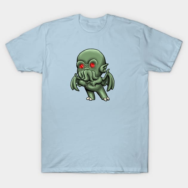 Baby Cthulhu T-Shirt by zacksmithart